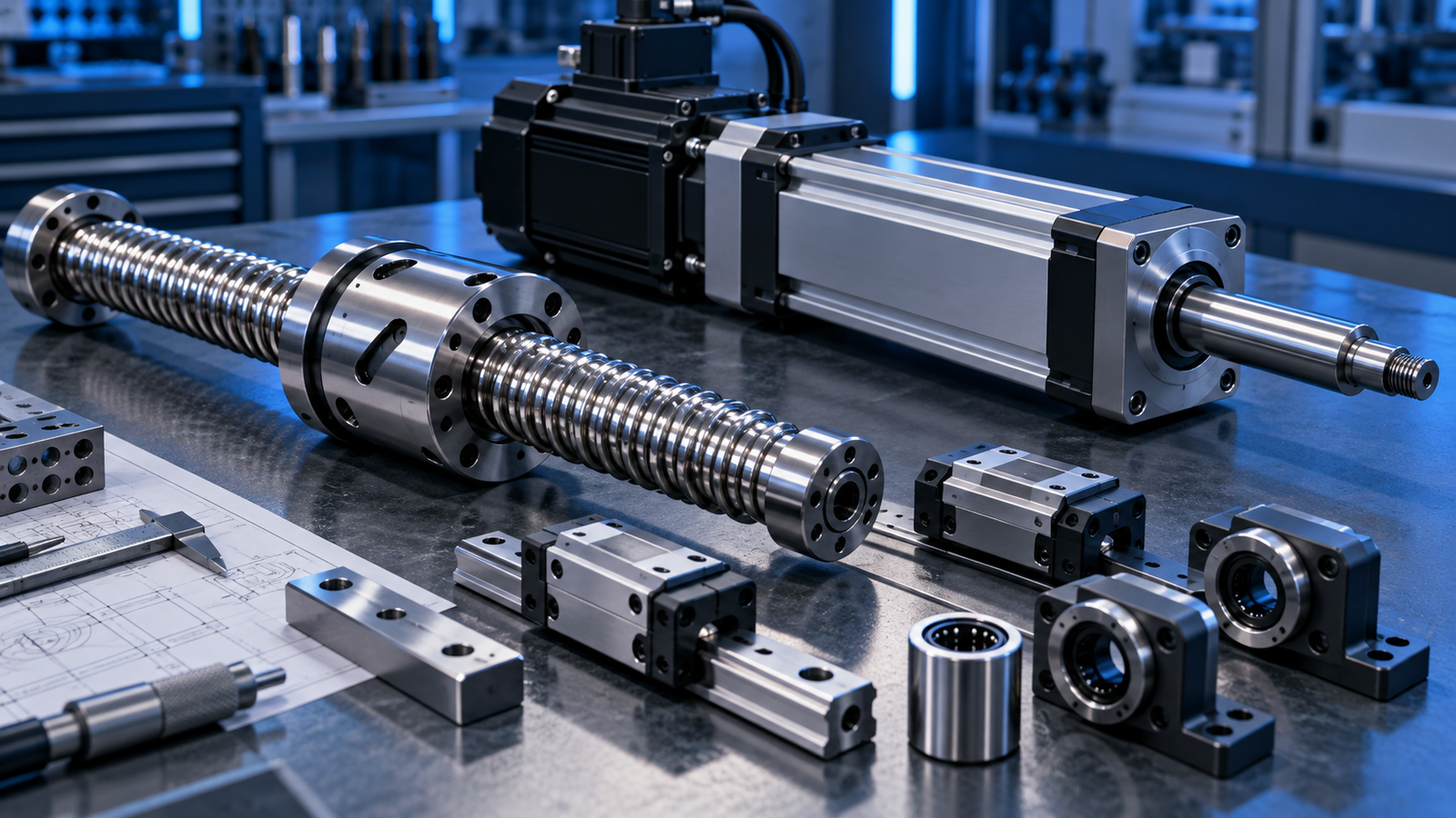 Servo electric cylinder thermal diagnostic test setup