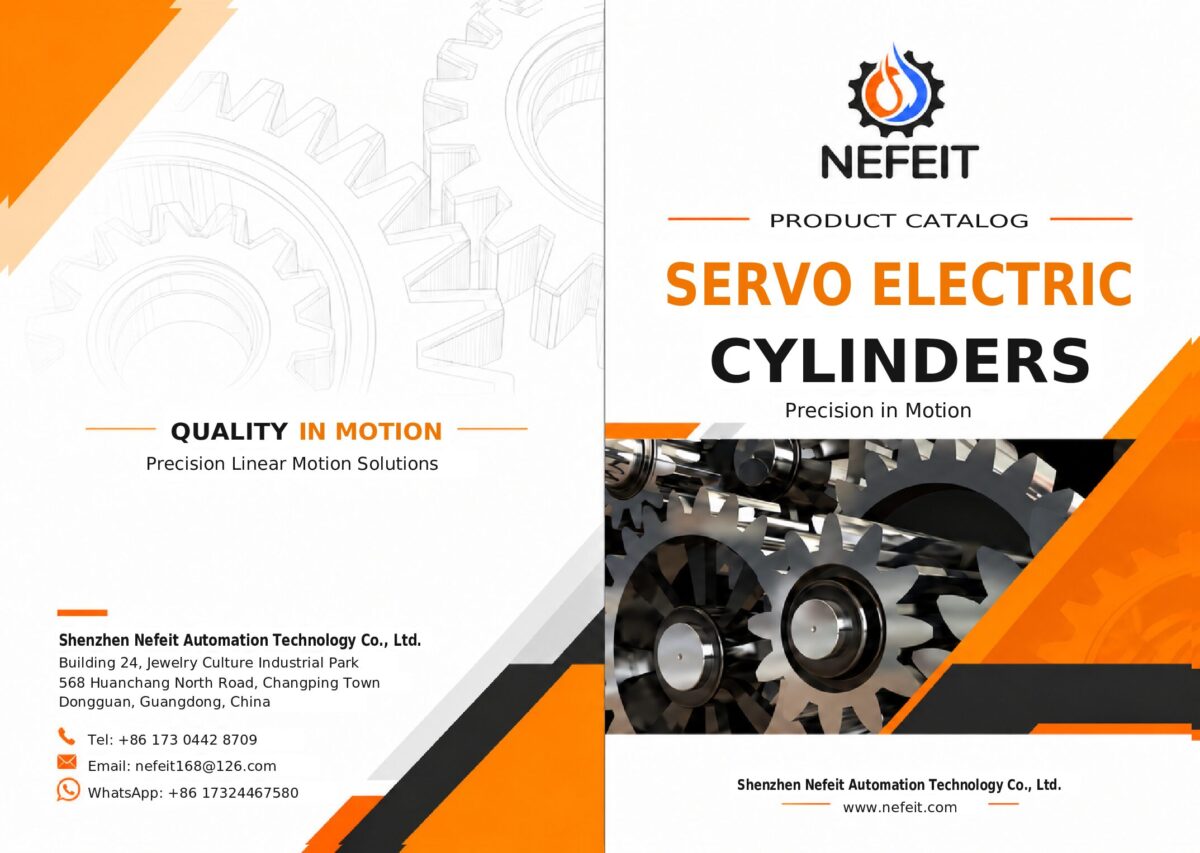NEFEIT Servo Electric Cylinder Catalog front cover