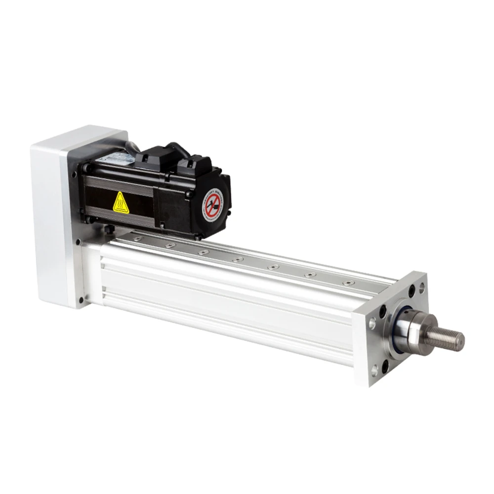 NEFEIT folded-back actuator product photograph showing motor and rod orientation