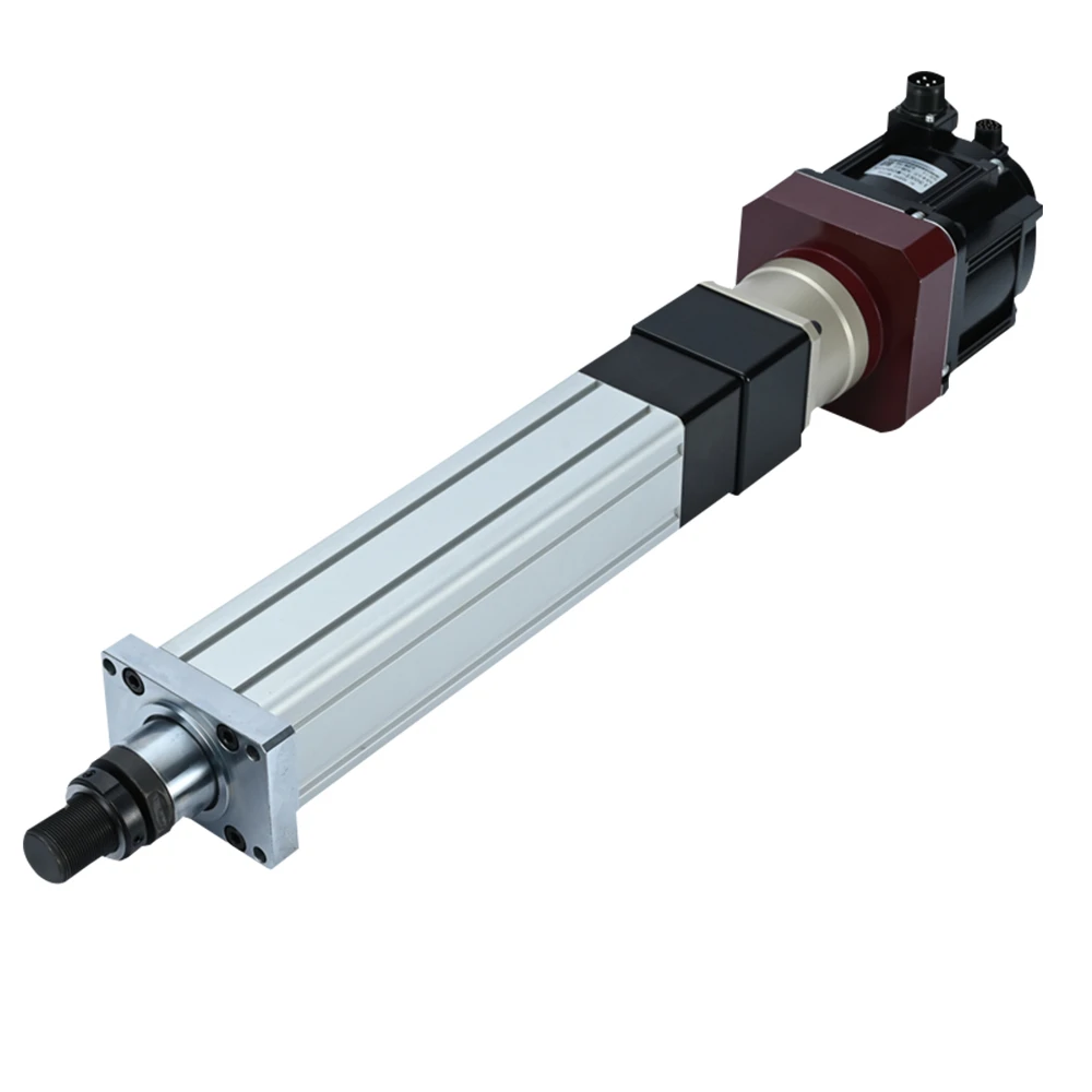 NEFEIT inline servo electric cylinder construction with coaxial motor arrangement