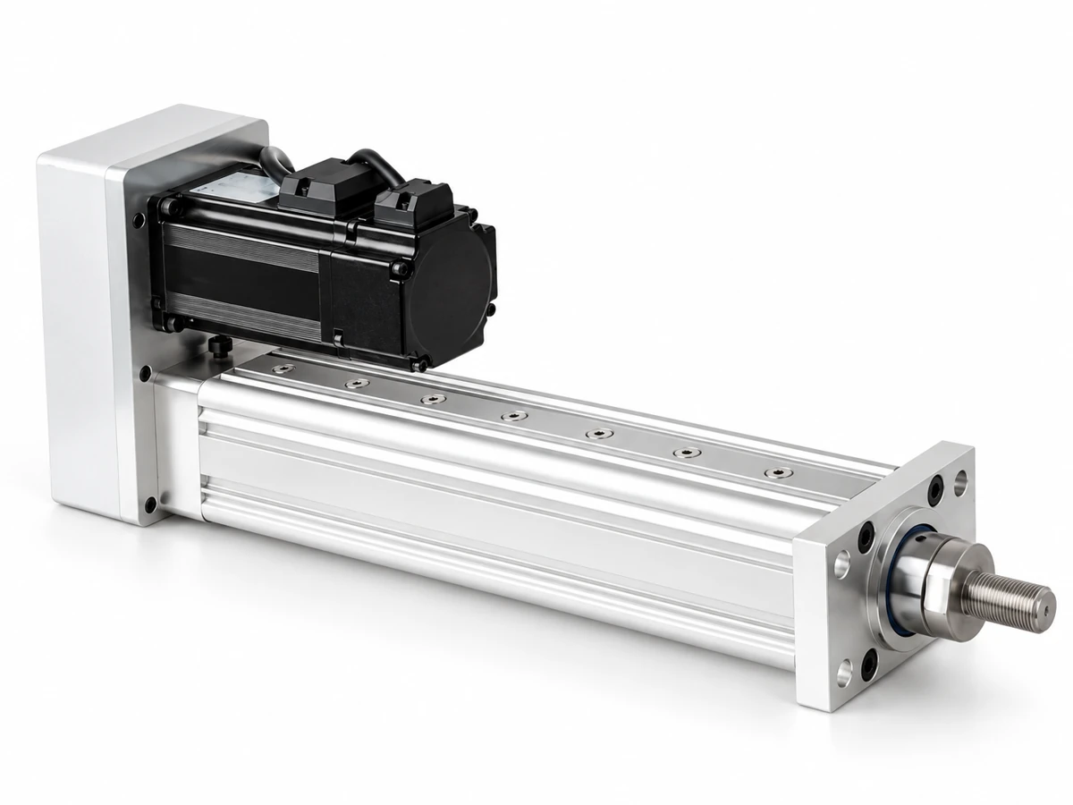 NEFEIT folded-back servo electric cylinder with parallel motor and belt transmission