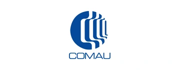 COMAU logo — industry application reference; no affiliation implied
