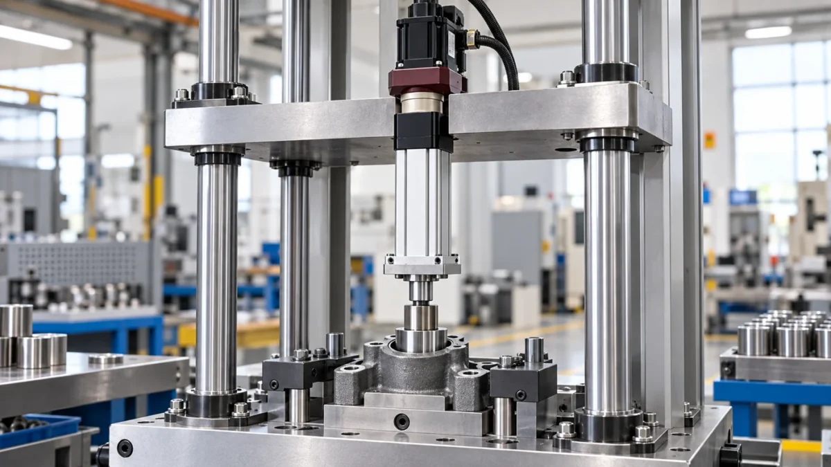NFT80 servo application concept: Assembly tooling: align the axial insertion load