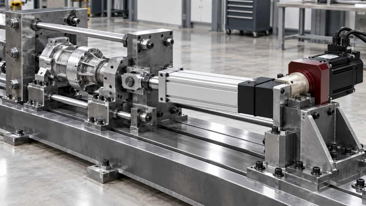 NFT220 servo application concept: Custom load frames: define the complete reaction structure